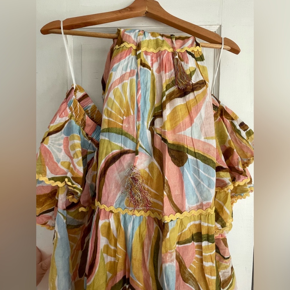 Floral Ruffle Two-Piece Skirt Set - Multicolor - Picture 15 of 16